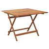 vidaXL Hopf&auml;llbart tr&auml;dg&aring;rdsbord 90x90x75 cm massivt akaciatr&auml;