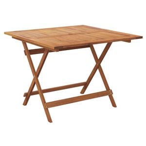 vidaXL Hopf&auml;llbart tr&auml;dg&aring;rdsbord 90x90x75 cm massivt akaciatr&auml;