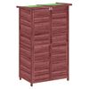 vidaXL Tr&auml;dg&aring;rdsbod mocka-brun 83x57x140 cm massiv furu