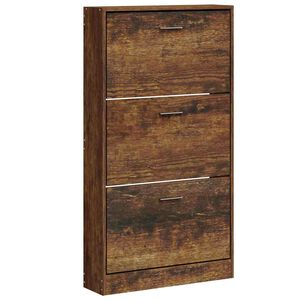 vidaXL Skost&auml;ll r&ouml;kf&auml;rgad ek 59x17x108 cm konstruerat tr&auml;