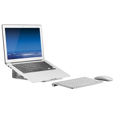 DESQ Laptopställ 23x20,5x7,3 cm aluminium