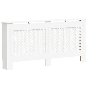 vidaXL Elementskydd vit 172x19x81,5 cm MDF