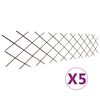 vidaXL Spalj&eacute;staket pil 5 st 180x60 cm