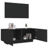 vidaXL TV-sk&aring;p svart 100x35x40 cm konstruerat tr&auml;