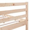 vidaXL Sängram massiv furu 140x190 cm