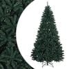 vidaXL Plast Hingad Julgran 240 cm PVC M&ouml;rkgr&ouml;n