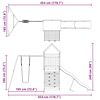 vidaXL Lekplats massivt douglastr&auml;