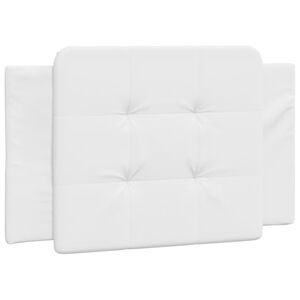 vidaXL Headboard Cushion "Zadar" White 80 cm Faux Leather