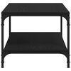 vidaXL Kaffeebord Svart Ek 81 x 50 x 40 cm Konstruerat tr&auml;
