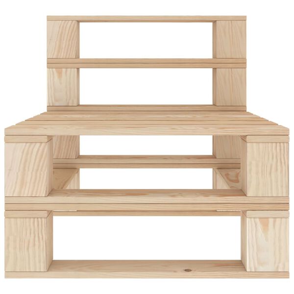 vidaXL Pallsoffa mittensektion tr&auml;