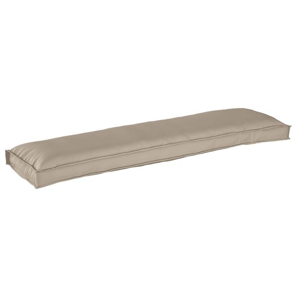 vidaXL Kudde Taupe 150 x 40 x 8 cm Oxford Tyg