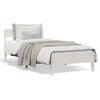vidaXL S&auml;ngram utan madrass vit 90x200 cm massiv furu