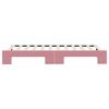 vidaXL Dagbädd utdragbar rosa 90x200 cm sammet