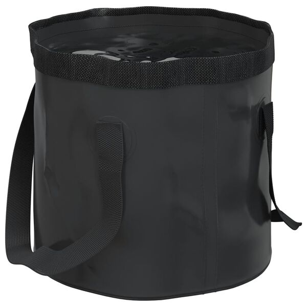 vidaXL Hopf&auml;llbara hinkar 2 st svart 20 L PVC