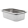vidaXL Gastronormkantiner 2 st GN 1/1 150 mm rostfritt st&aring;l