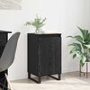 vidaXL Sideboard Svart Ek 40 x 35 x 70 cm Konstruerat tr&auml;