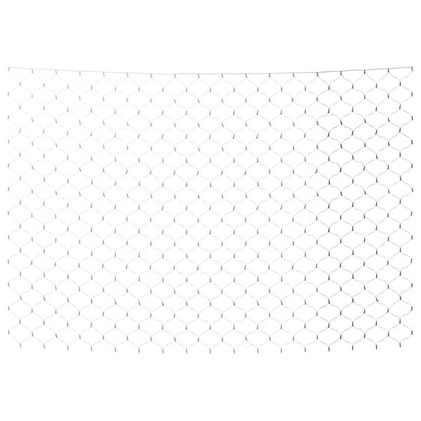 vidaXL Ljusnät flerfärgad 4x4 m 544 LED inne/ute