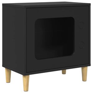 vidaXL Katt hus Svart 51 x 30 x 52 cm Konstruerat tr&auml;
