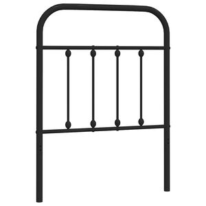 vidaXL Ers&auml;ttningsgavel metall svart 75 cm