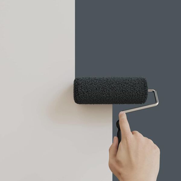 vidaXL V&auml;ggf&auml;rg Gr&aring; 16,5 x 16,5 x 16 cm V&auml;ggprint