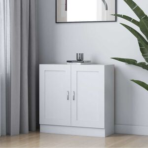 vidaXL Bokhylla vit 82,5x30,5x80 cm konstruerat tr&auml;