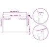 vidaXL Rullgardin m&ouml;rkl&auml;ggning vit 160x130 cm tyg bredd 156,6 cm