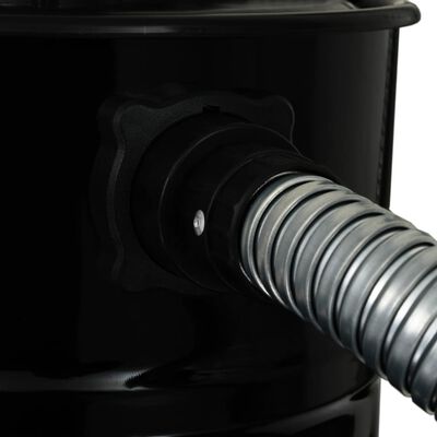 vidaXL Asksug med HEPA-filter 1000 W 20 L svart