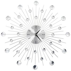vidaXL V&auml;ggklocka med Quartz-urverk 50 cm modern design