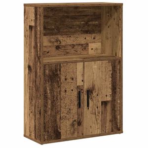 vidaXL Bokhylla &aring;ldrat tr&auml; 60x24x85 cm konstruerat tr&auml;