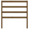 vidaXL S&auml;nggavel honungsbrun 106x4x100 cm massiv furu