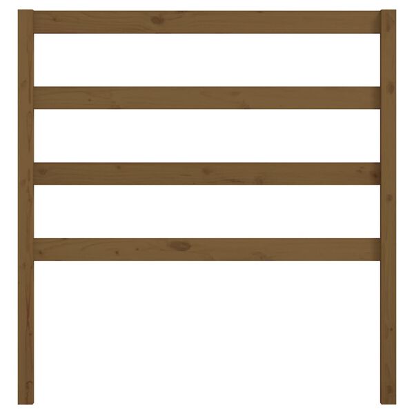 vidaXL S&auml;nggavel honungsbrun 106x4x100 cm massiv furu