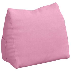 vidaXL Ryggkudde Rosa 45 x 20 x 35 cm tyg