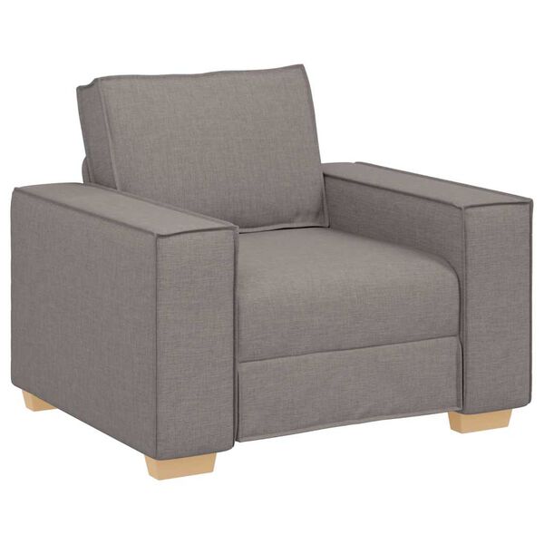 vidaXL Soffa taupe 60 cm tyg