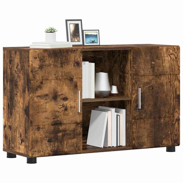 vidaXL Sideboard FLORIN R&ouml;kt ek 88,5 x 30,5 x 55,5 cm Konstruerat tr&auml;