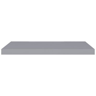 vidaXL Svävande vägghyllor 4 st grå 80x23,5x3,8 cm MDF