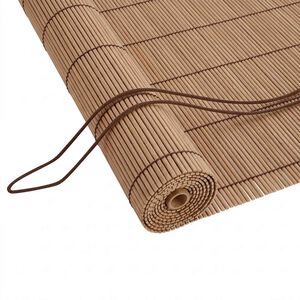 vidaXL Rullgardin Brun 130 x 220 cm Bambu