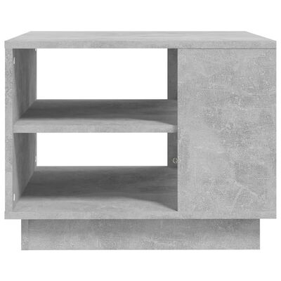 vidaXL Soffbord betonggrå 55x55x43 cm spånskiva