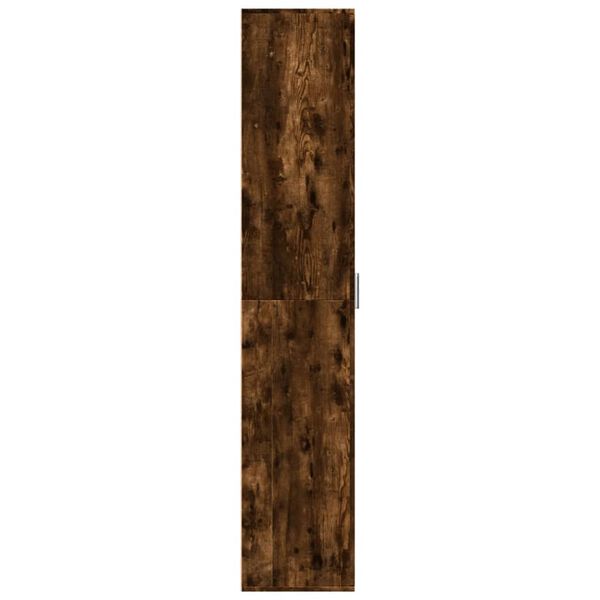 vidaXL H&ouml;gsk&aring;p r&ouml;kf&auml;rgad ek 60x35x180 cm konstruerat tr&auml;