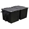 vidaXL Dammfilter biologiskt 12000 L/tim
