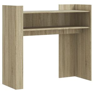 vidaXL Konsolbord sonoma ek 100x35x90 cm konstruerat tr&auml;