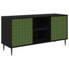 vidaXL TV-sk&aring;p GELEEN 102 x 33 x 51 cm Svart ek Konstruerat tr&auml;