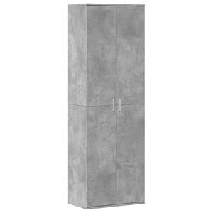 vidaXL H&ouml;gsk&aring;p betonggr&aring; 60x35x180 cm konstruerat tr&auml;