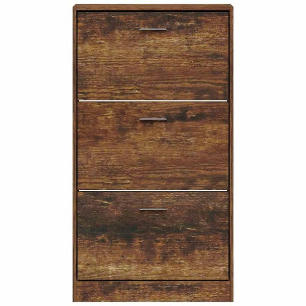 vidaXL Skost&auml;ll r&ouml;kf&auml;rgad ek 59x17x108 cm konstruerat tr&auml;