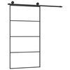 vidaXL Skjutd&ouml;rr med h&aring;rdvara 102,5x205 cm ESG-glas och aluminium