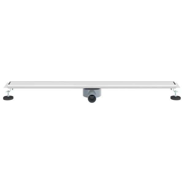 vidaXL Duschavlopp 2-i-1 med 360&deg; Siphon Silver 100 cm