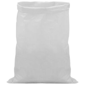 vidaXL V&auml;vda s&auml;ckar 50 st Vit 60 x 100 cm PP
