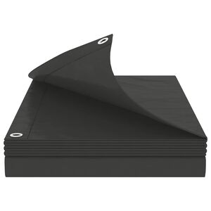 vidaXL Tarpaulin med &ouml;glor Antracitgr&aring; 2 x 3 m 90 gsm PE