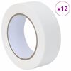 vidaXL M&aring;lartape 12 pcs Vit 38mm x 50m Papper