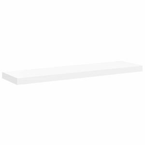 vidaXL Sv&auml;vande v&auml;gghylla vit 90x23,5x3,8 cm MDF