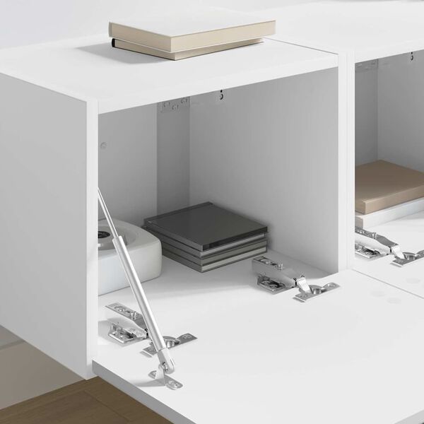 vidaXL TV V&auml;gghylla 2 pcs Vit 60 x 31 x 29.5 cm Konstruerat tr&auml;